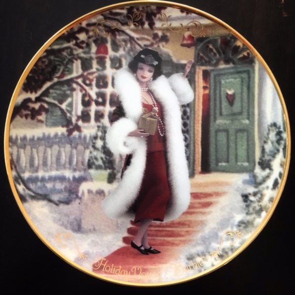 Barbie Other - Vintage 1998 Barbie Hallmark Holiday Voyage Plate